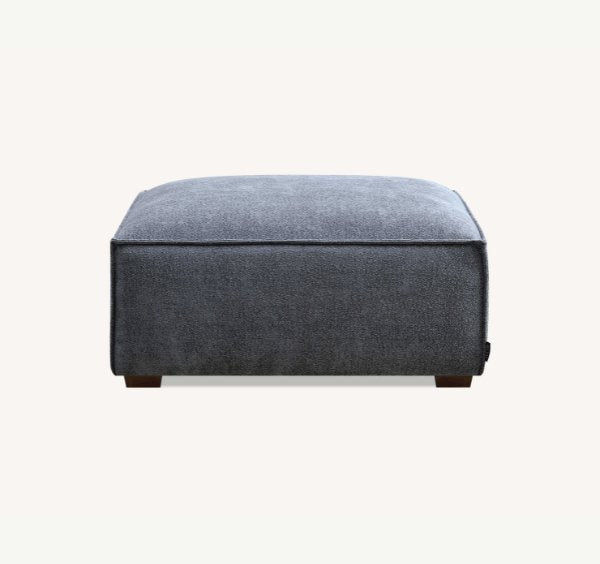 Aluxo Dakota 4 seater with Chaise in Charcoal Boucle - SOLID FURNITURE LTD