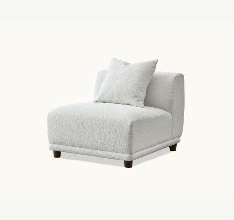 Aluxo Lottie Modular Corner Group in Polar Boucle - SOLID FURNITURE LTD