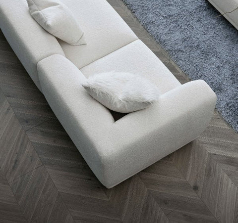 Aluxo Lottie Modular Corner Group in Polar Boucle - SOLID FURNITURE LTD