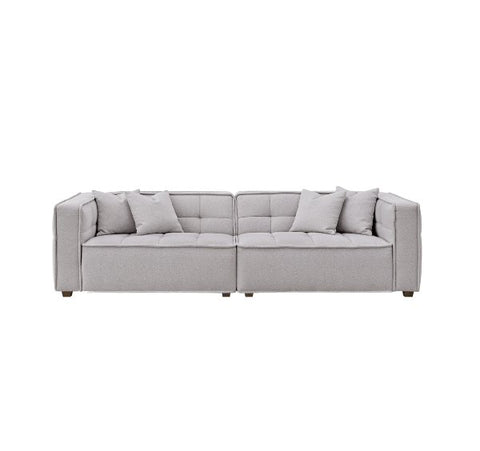 Aluxo Murray Sofa Range in Putty Boucle Fabric - SOLID FURNITURE LTD
