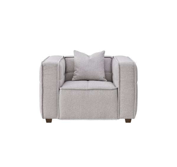 Aluxo Murray Sofa Range in Putty Boucle Fabric - SOLID FURNITURE LTD