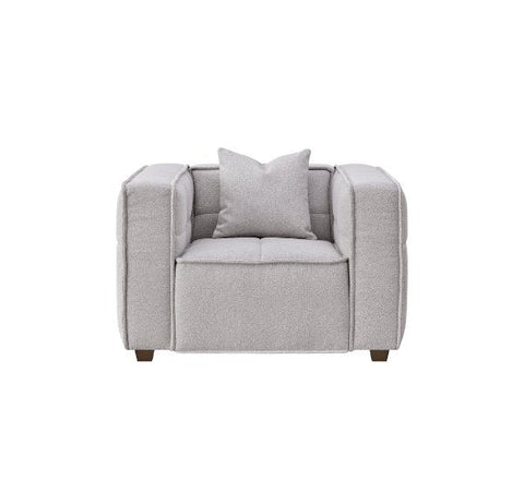 Aluxo Murray Sofa Range in Putty Boucle Fabric - SOLID FURNITURE LTD