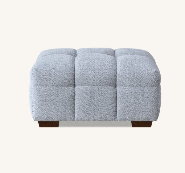 Aluxo Tribeca Sofa Range in Pearl Boucle Fabric - SOLID FURNITURE LTD
