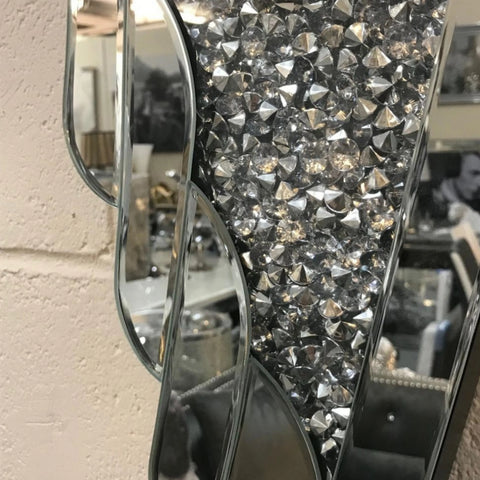 Elegant LED wall light feature décor with crystal shine UK


