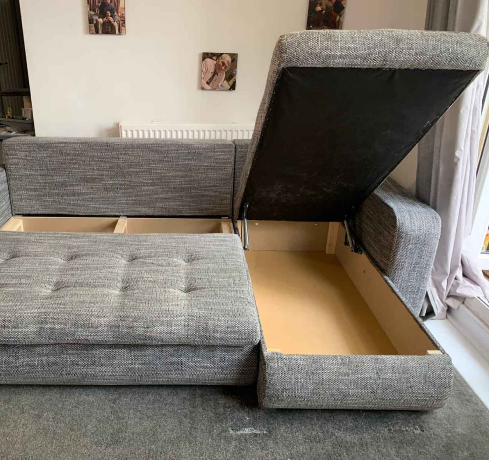 Berlin Sofa Bed With Storage SOLID FURNITURE LTD