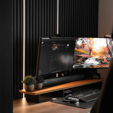 black acoustic panels for office sound absorption

