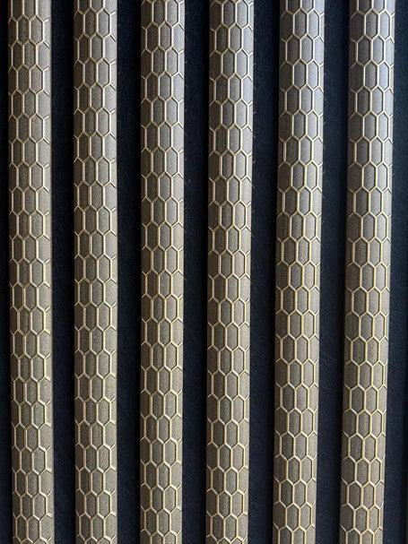 Premium brown quartz print acoustic wall panel 240x60 cm UK

