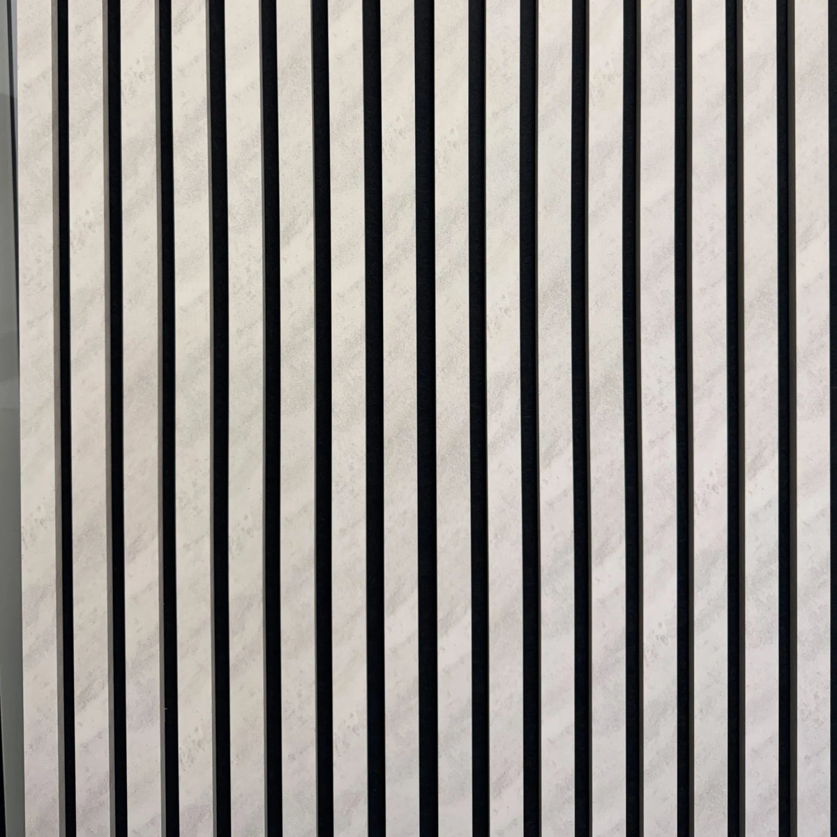 Concrete acoustic slat wall panels 240x32cm UK modern interior

