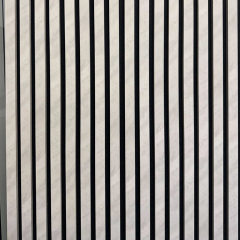 Concrete acoustic slat wall panels 240x32cm UK modern interior

