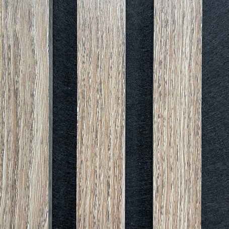 acoustic wall panel dark oak noise reduction uk


