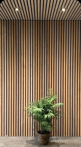modern acoustic slatted wood panels prime furnishing

