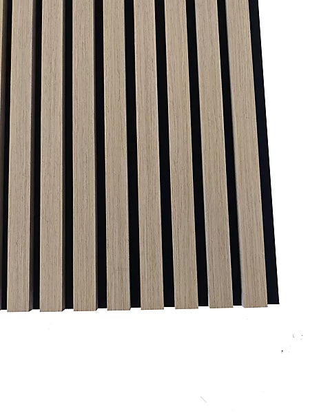 Dark Oak Acoustic Slatted Wall Panel 60x240cm