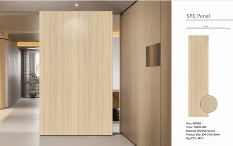 Waterproof dark oak PVC wall panels bathroom kitchen

