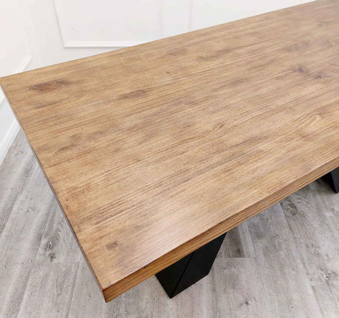 Axel Pine Wooden Dining Table Only SOLID FURNITURE