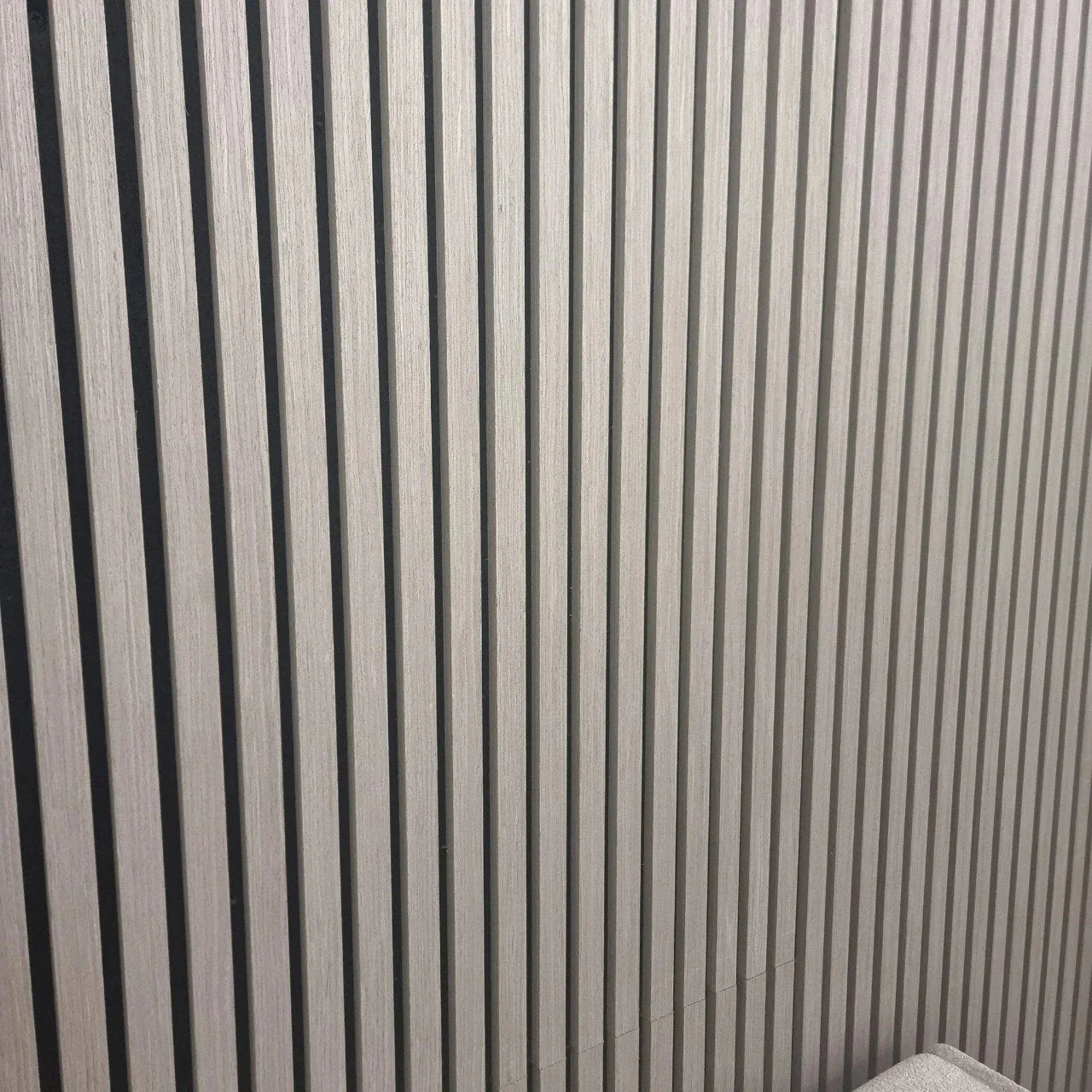 Acoustic slatted wood panel easy install Prime Furnishing UK

