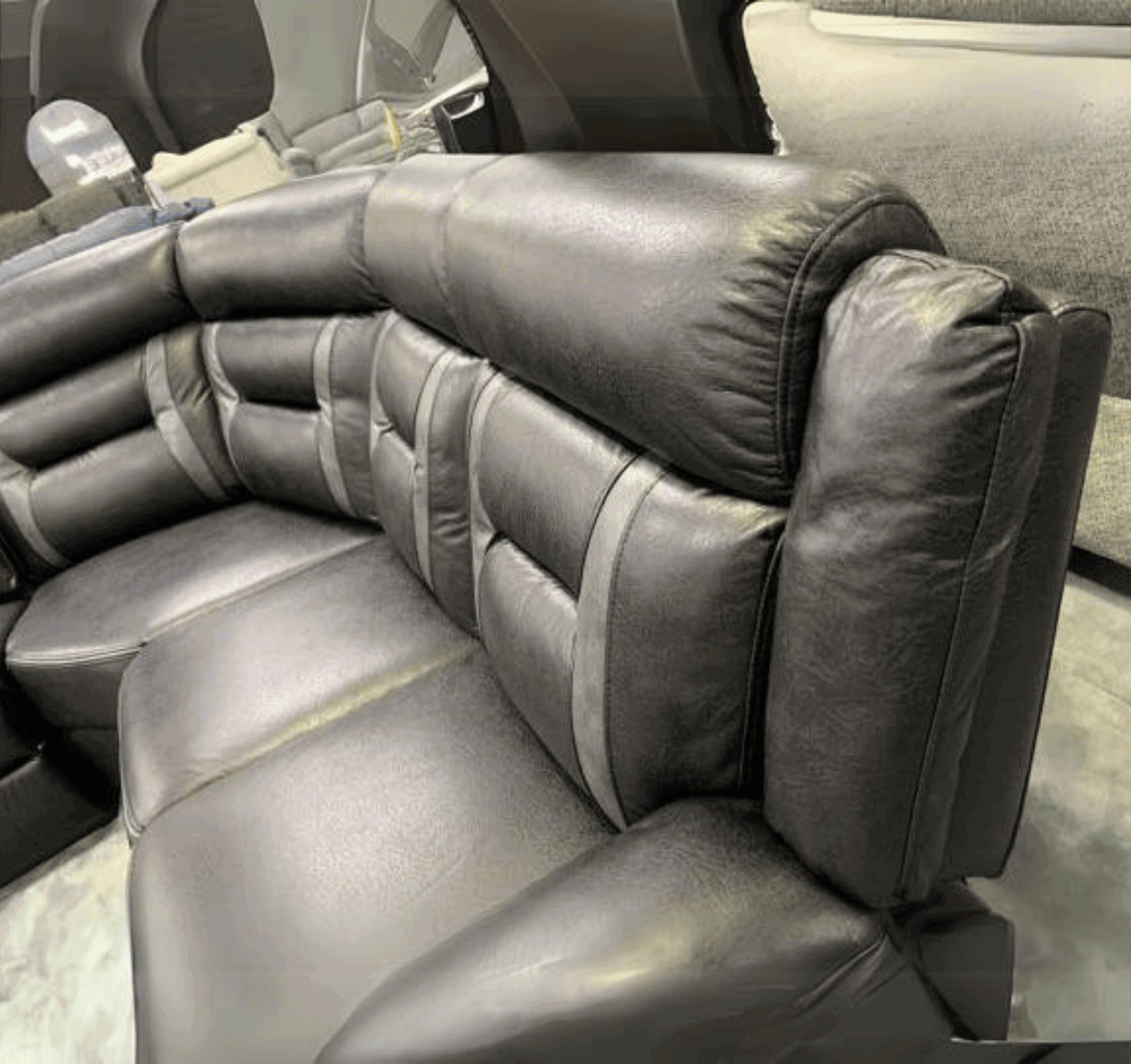Nova Black Electric Leather Corner Recliner
