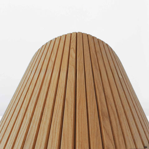 Bendable walnut wood slatted wall panel modern décor UK

