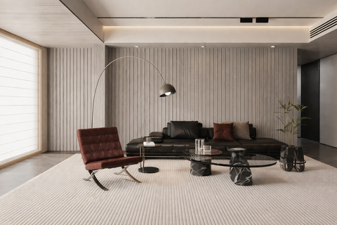 Seamless grey WPC wall cladding panels with smooth joint-free design and durable composite material