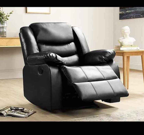 Roma Leather Recliner Single Chair SOLID FURNITURE LTD