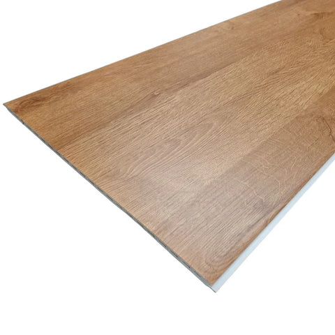 Light oak WPC flat wall panels with smooth wood-effect finish for modern UK interior feature walls

