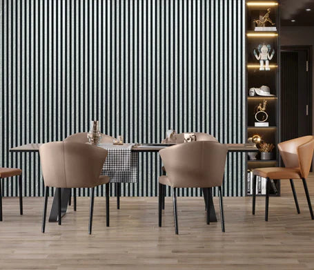 Grey marble effect acoustic wall panel modern décor

