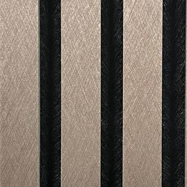Sound absorbing metallic brown acoustic wall panel

