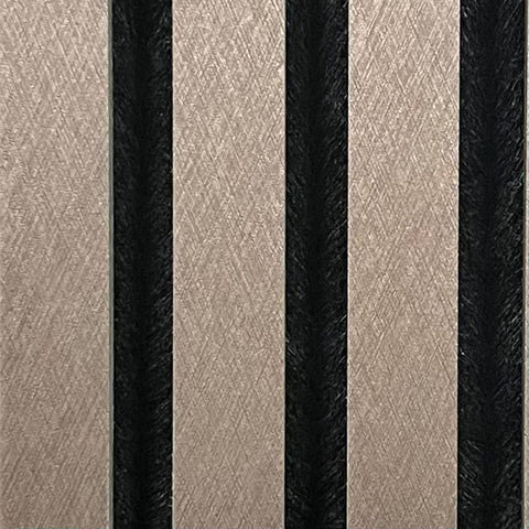 Sound absorbing metallic brown acoustic wall panel

