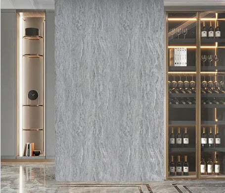 Mix grey PVC wall panels 60x240cm UK bathroom

