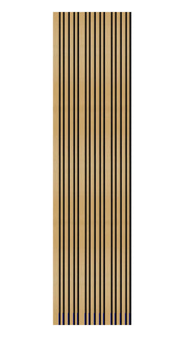 acoustic wall panel multi width oak for home uk


