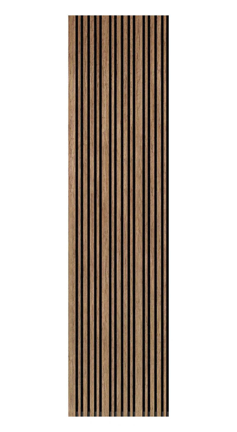 Modern walnut acoustic wall panels for offices & homes UK

