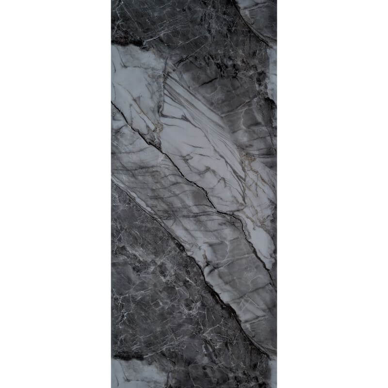 Black grey PVC shower panel easy install Prime Furnishing UK


