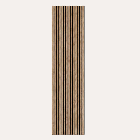 Modern walnut acoustic wall panel décor UK living room

