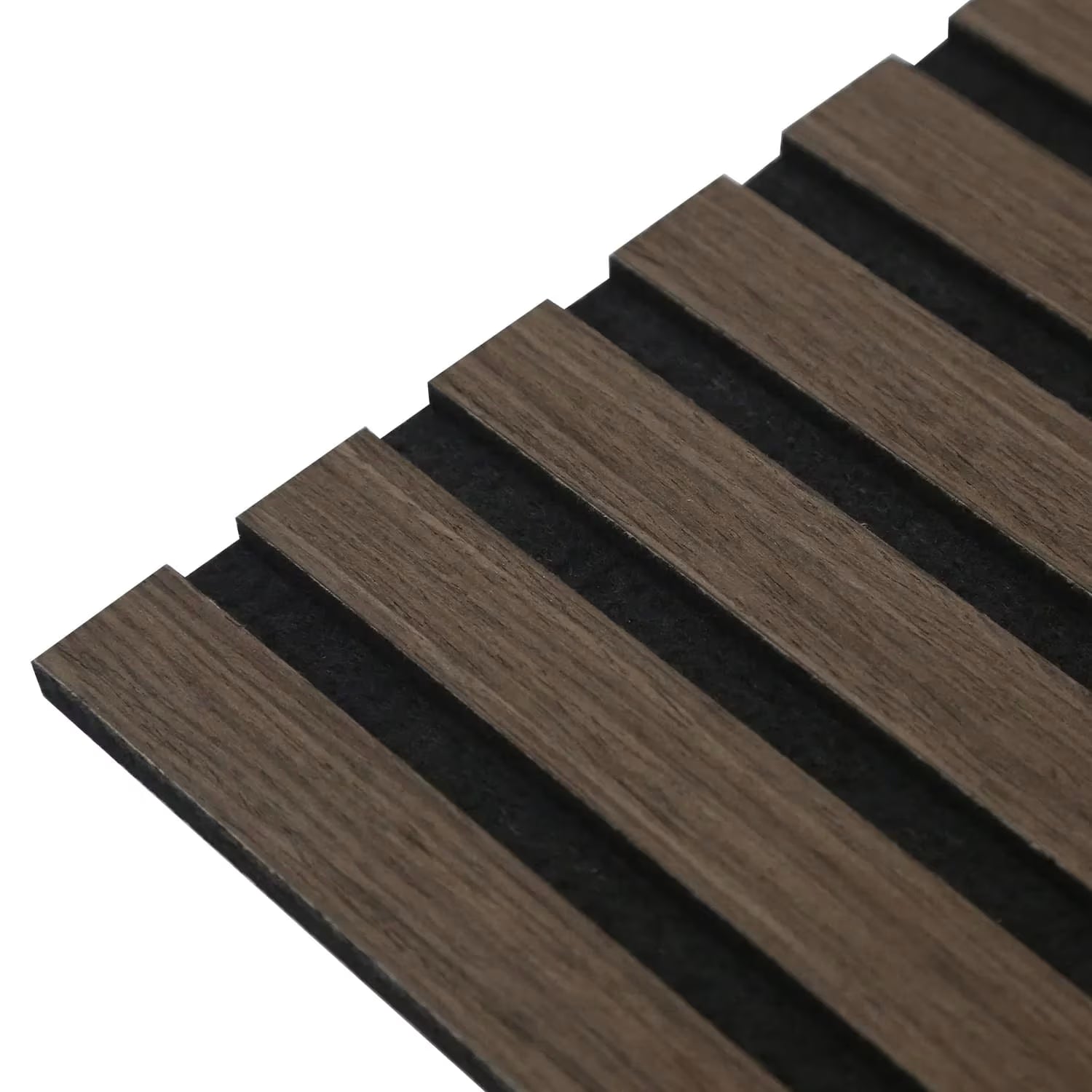 Natural walnut acoustic wall panel feature wall décor


