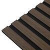 Natural walnut acoustic wall panel feature wall décor

