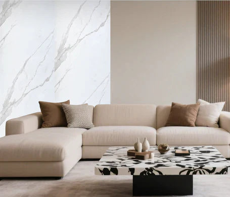 White PVC wall panels 60x240cm UK bathroom interior

