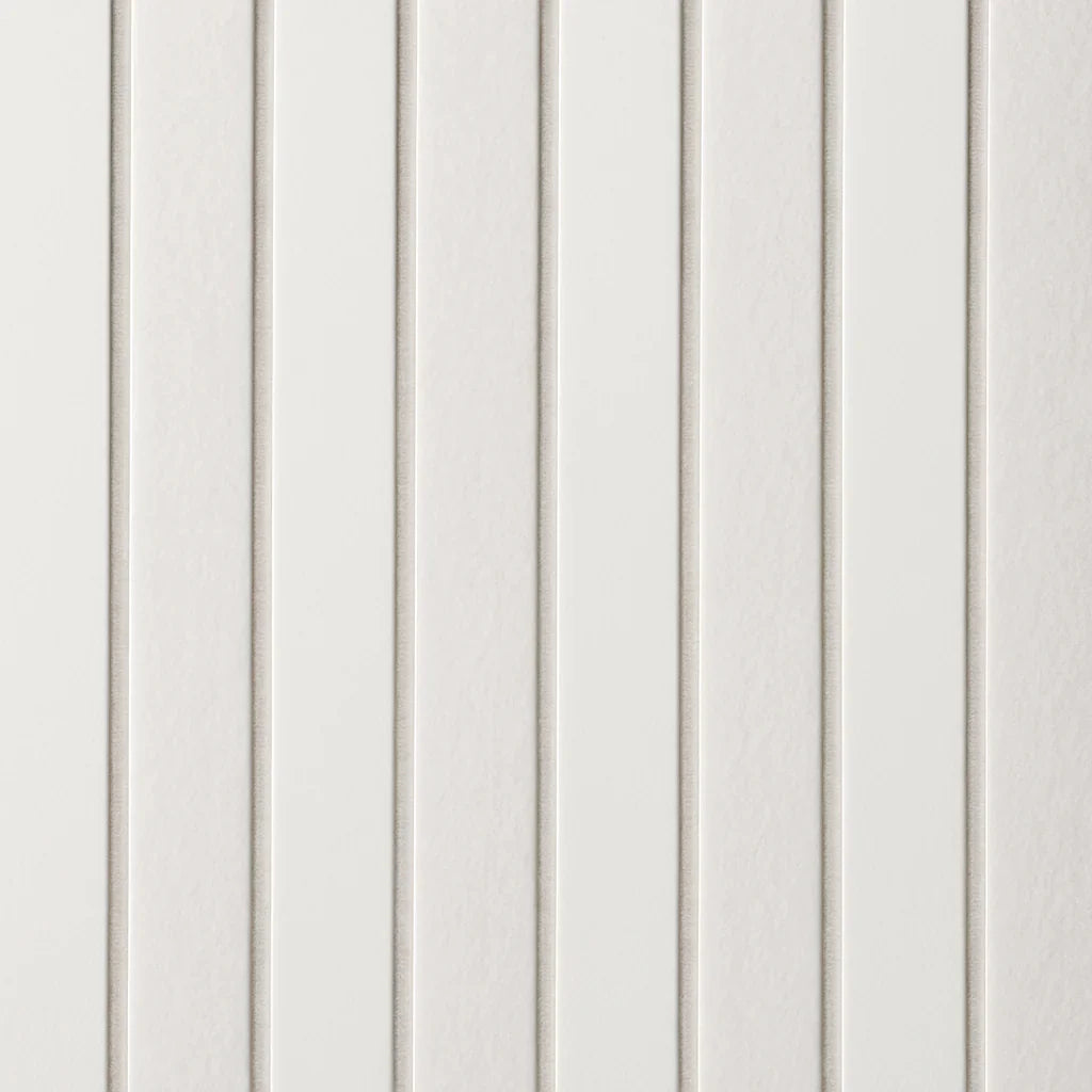 White acoustic slat wall panels pack of 2 feature wall design

