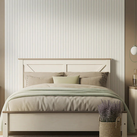 White felt backed acoustic panels for living room wall décor

